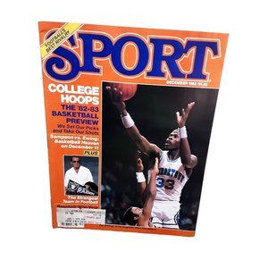 Sport Magazine December 1982 Patrick Ewing Georgetown